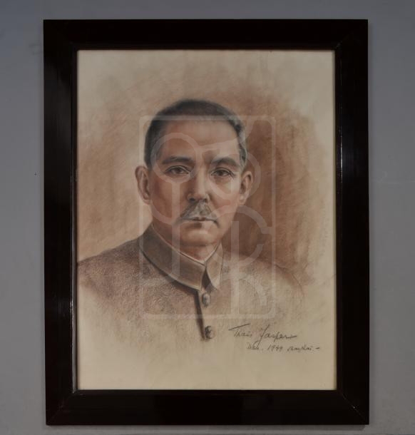 宋庆龄保存的孙中山铅画像