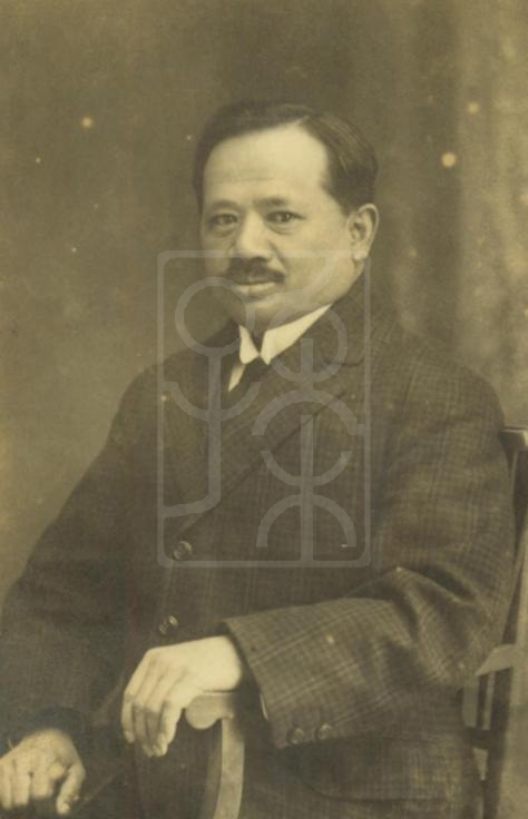 宋耀如1915年在日本东京留影 