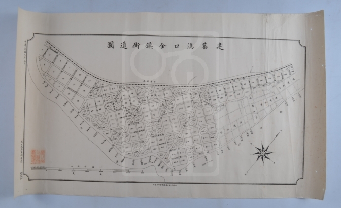 1912年3月《建筑汉口全镇街道图》