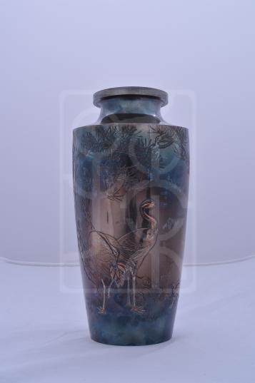 日本神户有志欢迎会赠孙中山的银瓶