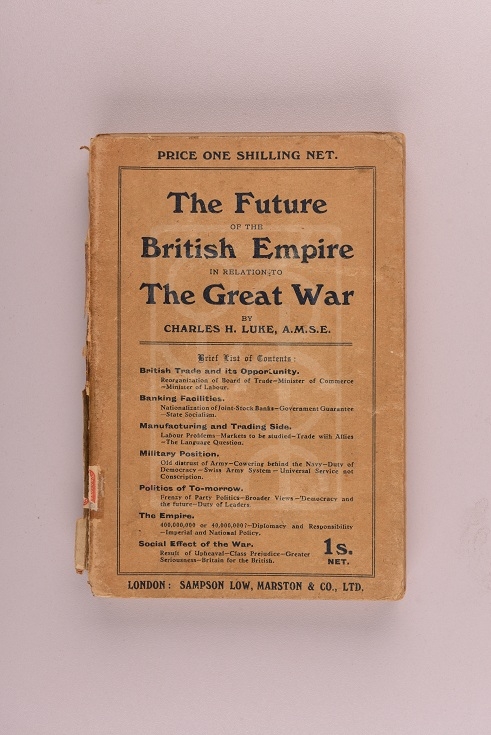 1915年版《英帝国的未来与一次大战的关系》（The Future of the British Empire in Relation to the Great War） 