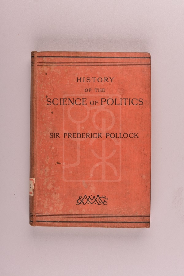 1916年版《政治学历史》（History of the Science of Politics）