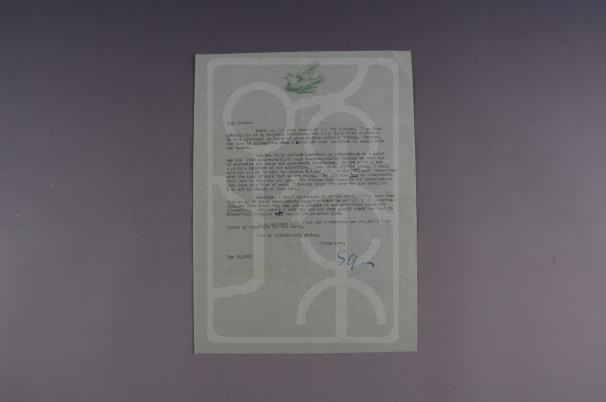 1958年5月11日宋庆龄致凯瑟琳信底稿