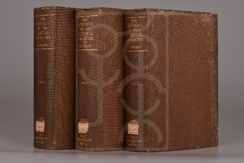 1911年版《1787年联邦政府会议记录》（The Records of the Federal Convention of 1787）       
