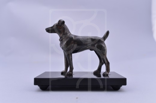 犬形铜摆件