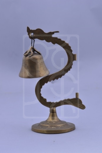 铜龙形摇铃